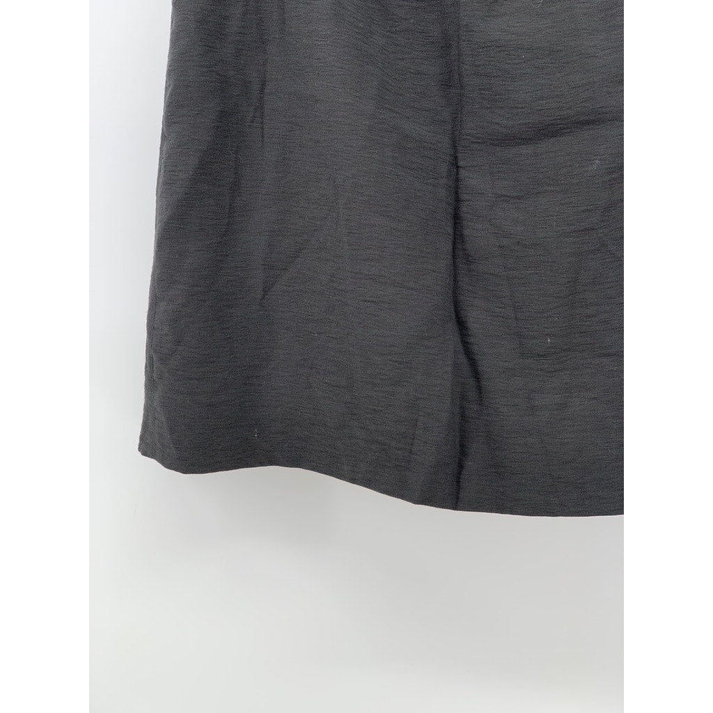 J.CREW Women's Black Solid Smocked Waist Pull-On Casual A-Line Mini Skirt SZ 00