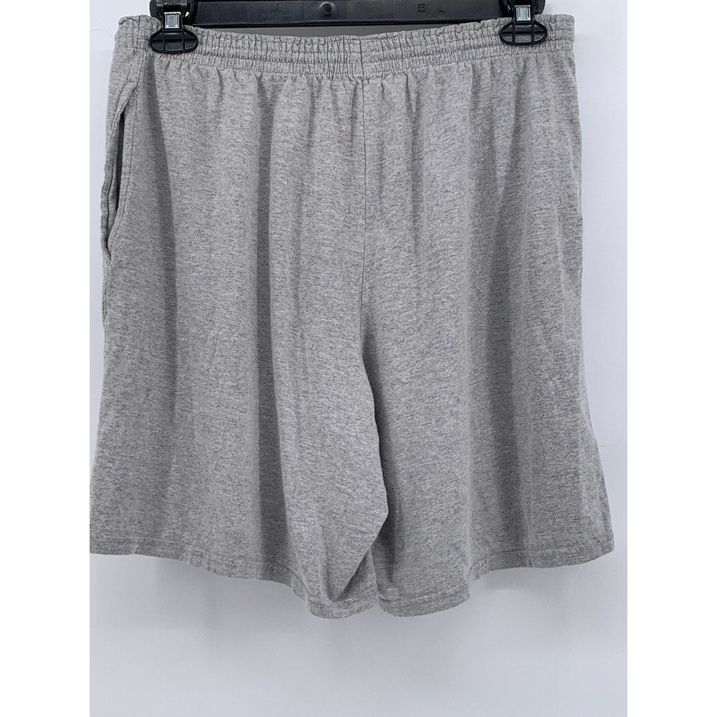 CHAMPION Men's Light Gray Casual Shorts SZ L