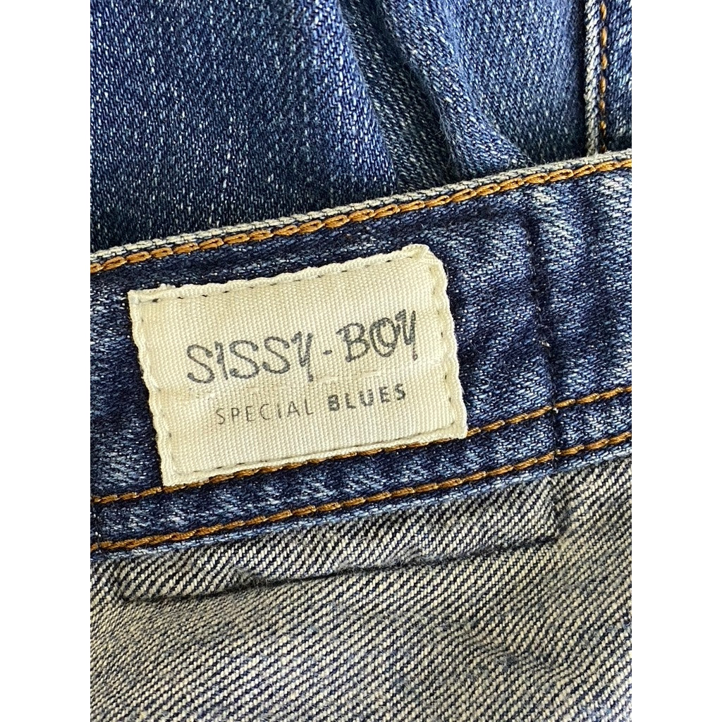 SISSY BOY Men's Dark Blue Denim Balthasar Regular-Fit Straight-Leg Jean SZ 32x32