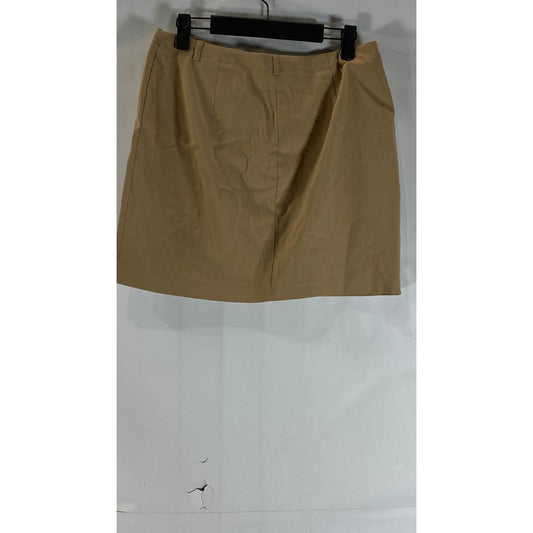 EXPRESS Women's Brown Solid Stretch Mini Skirt SZ 9/10