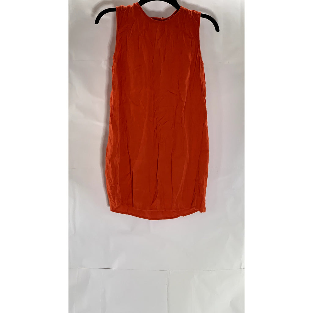 TIFFI Women's Red Crewneck Sleeveless Lightweight Back Keyhole Tank Top SZ S