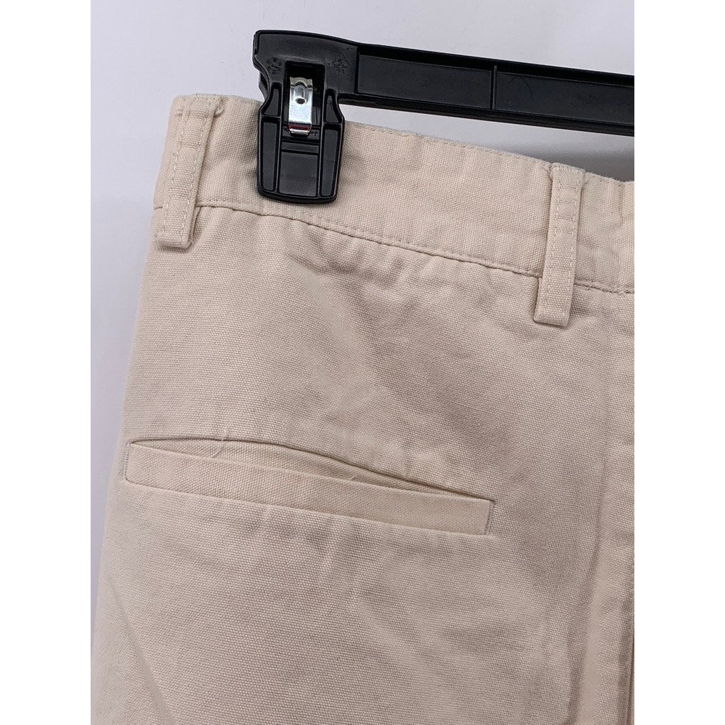 ZARA Men's Beige Straight-Leg Cargo Pants SZ 29