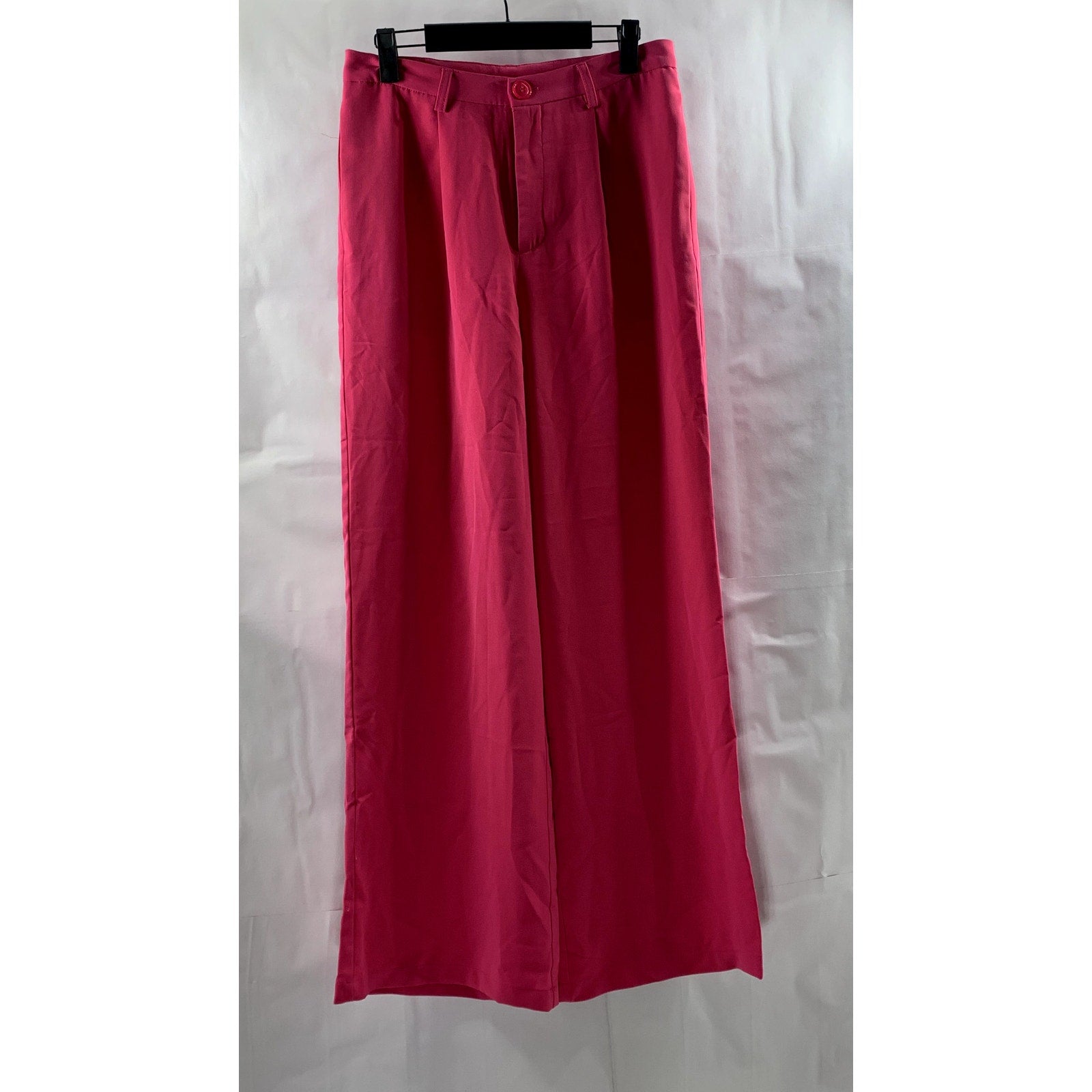 FOREVER 21 Women’s Fuchsia Long Wide-Leg Pant SZ L