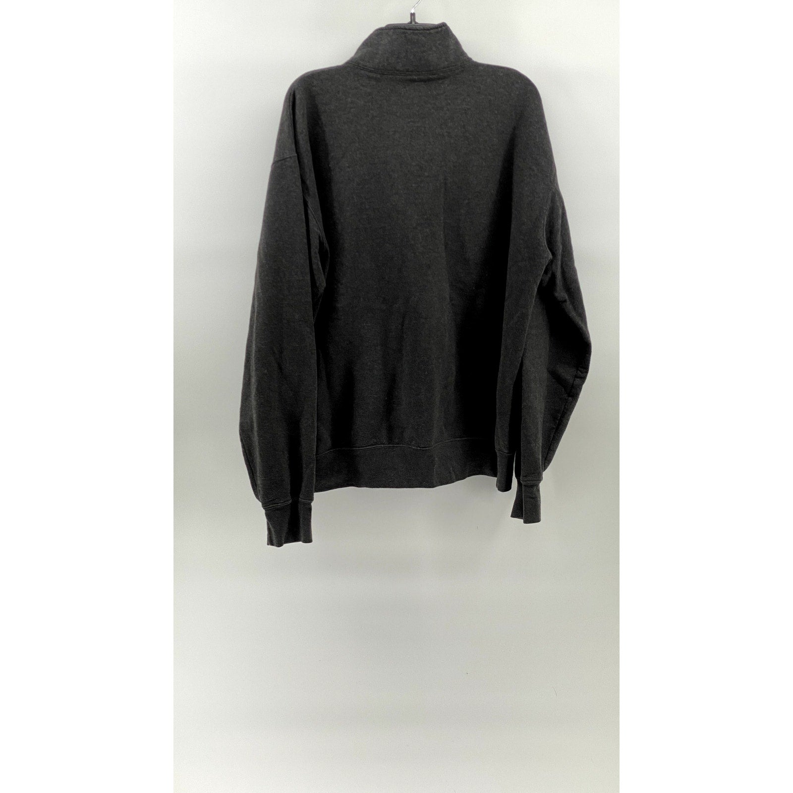 CHAMPION Men's Charcoal Eco Fleece Duke Law Half-Zip Pullover Sweater SZ XL