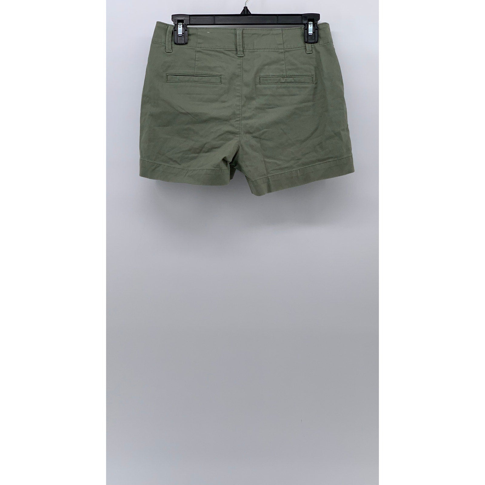 LOFT Women's Petite Olive Green Monroe Casual 4" Chino Shorts SZ 00P