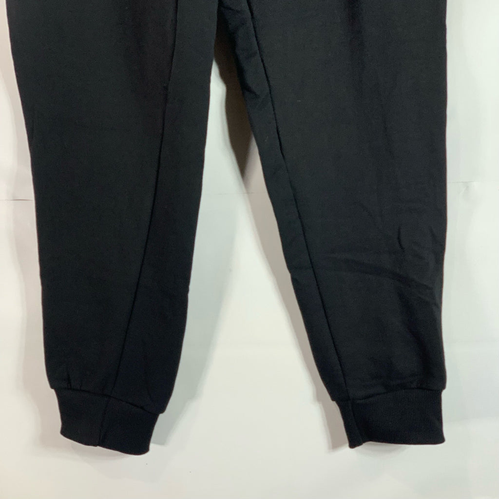 SPYDER Men's Solid Black Fleece Drawstring Pull-On Jogger Pants SZ M