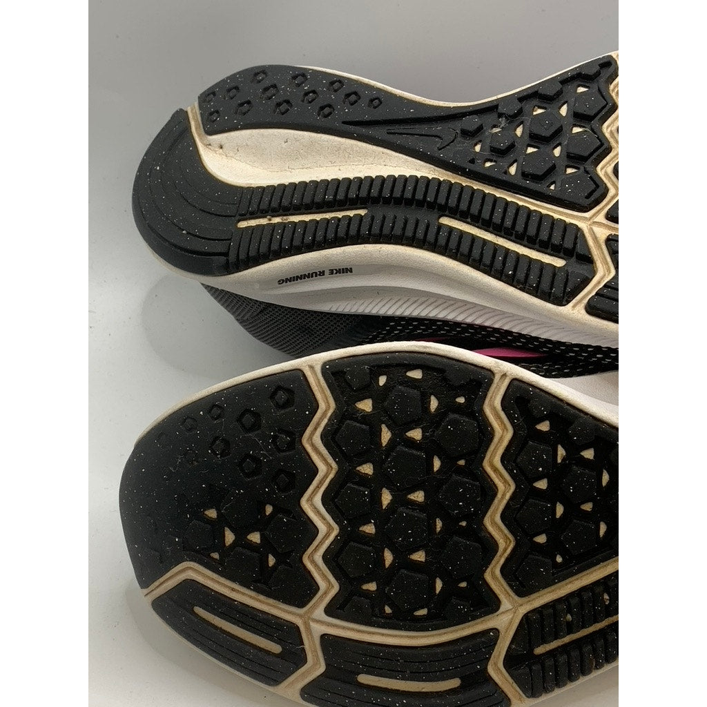 NIKE Women's Black Downshifter 9 Mesh Sneakers SZ 6.5