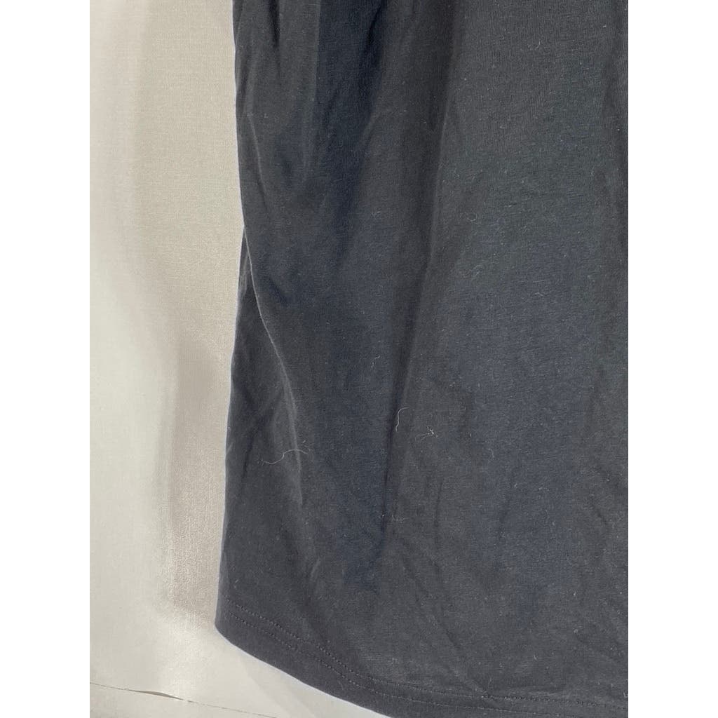 MICHAEL KORS Men's Black/White Cotton MK Logo Short Sleeve Polo Shirt SZ S