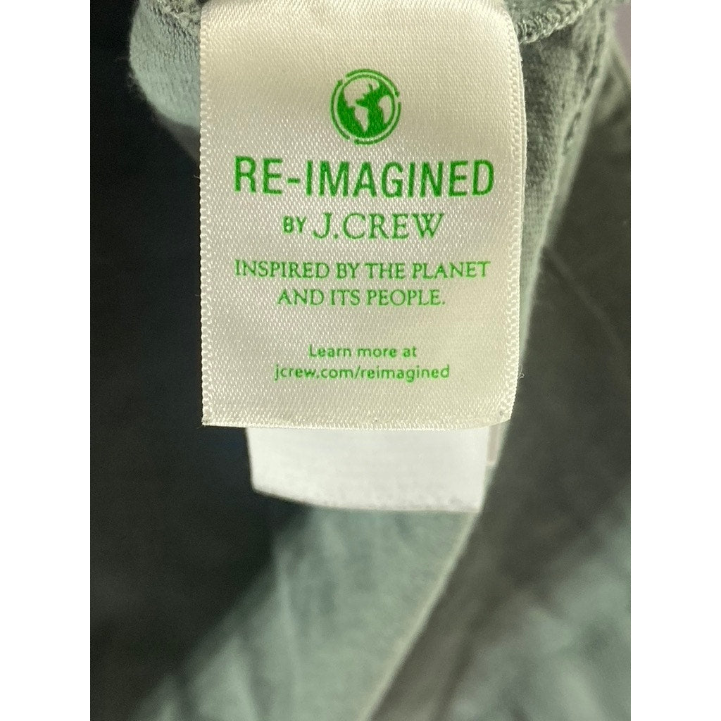J.CREW Crewcuts Girls Green Lightweight Breathable Cotton Hoodie SZ XL(12-14)
