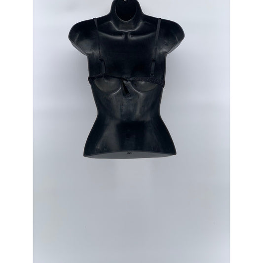 SECRET POSESSIONS Women’s Black MicroDot Adjustable Strap Bra SZ L