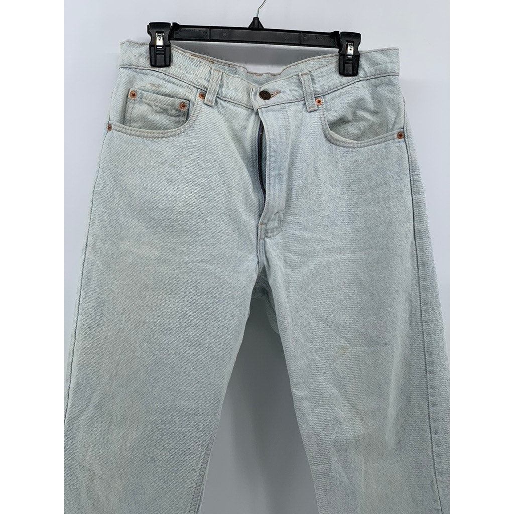 LEVI'S Men's Light Wash Vintage 90'S Straight Leg Regular Fit Jeans SZ 34X30