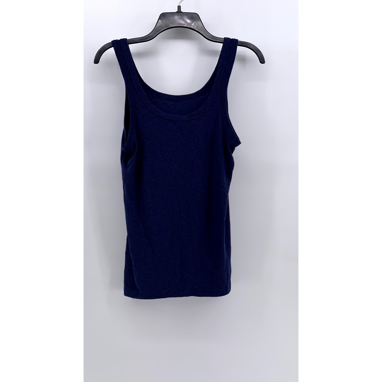 AERIE Women's Navy Ribbed Casual Tank Top SZ L