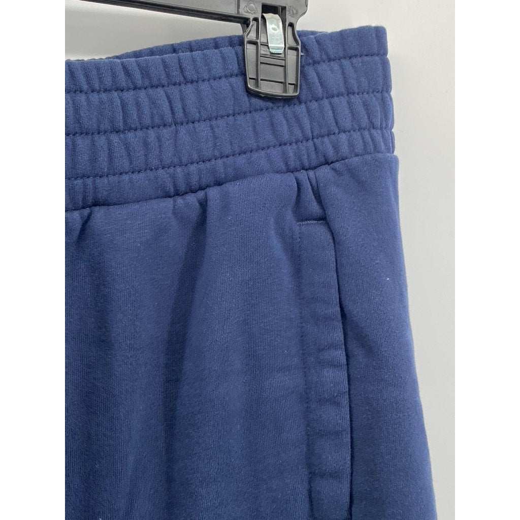 EA7 EMPORIO ARMANI Men's Navy Blue Pull-On Logo Sweatpants SZ L