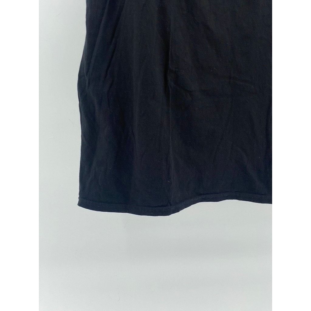 THREADFAST APPAREL Men's Black Epic Turkey Trot Graphic Crewneck T-Shirt SZ XL