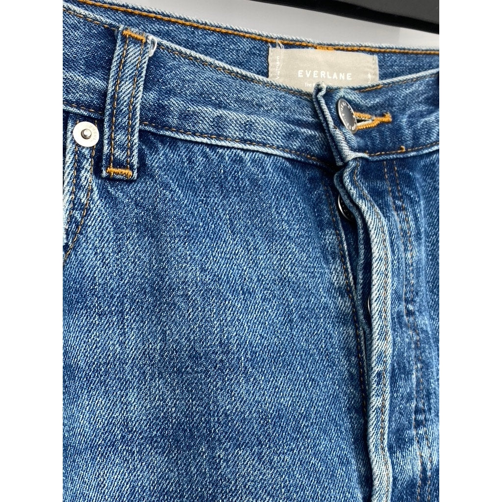 EVERLANE Men’s Dark Blue Denim The Relaxed Straight-Fit Jeans SZ 28
