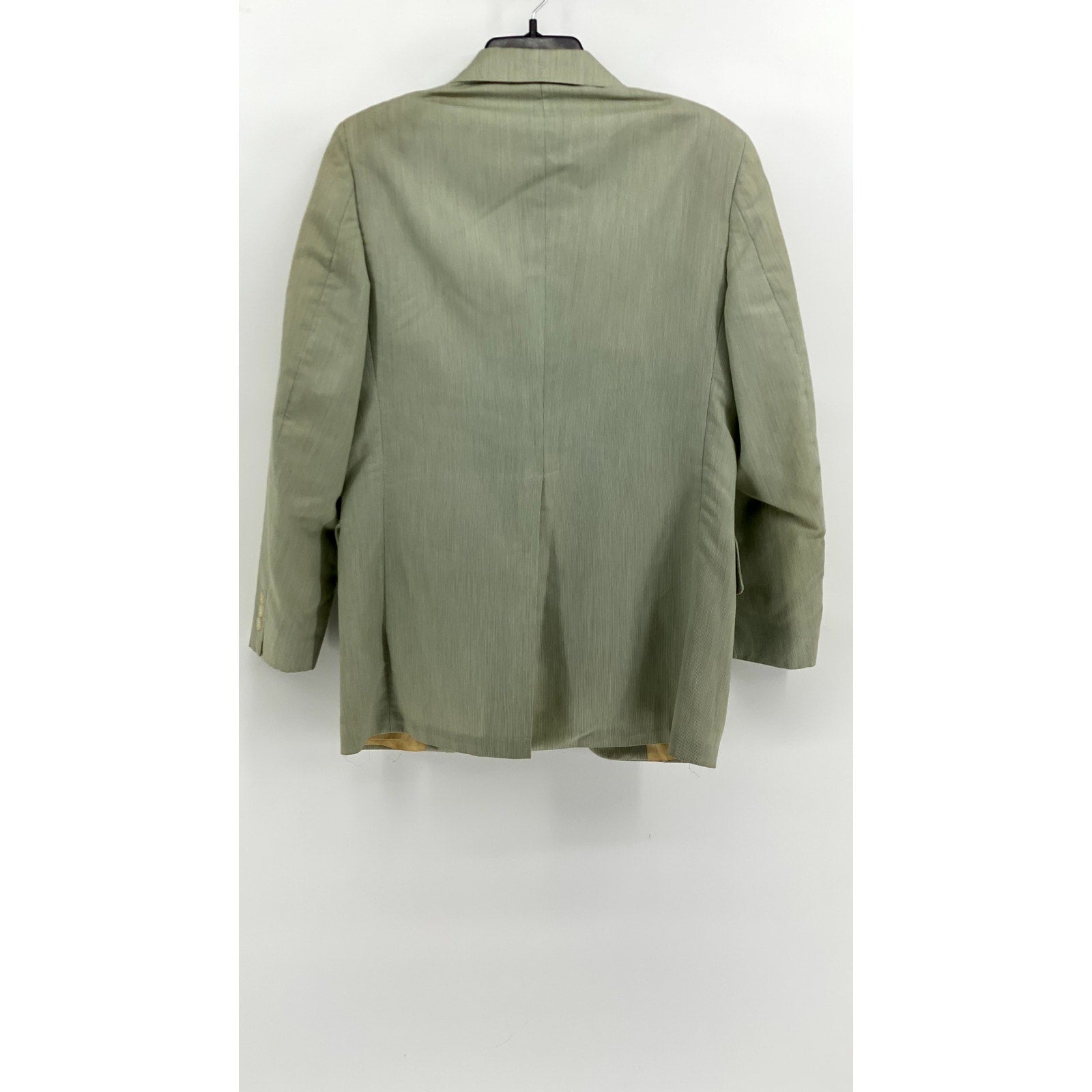 VAUGHN AT SATHER GATE Men's Vintage Green Two-Button Blazer SZ S