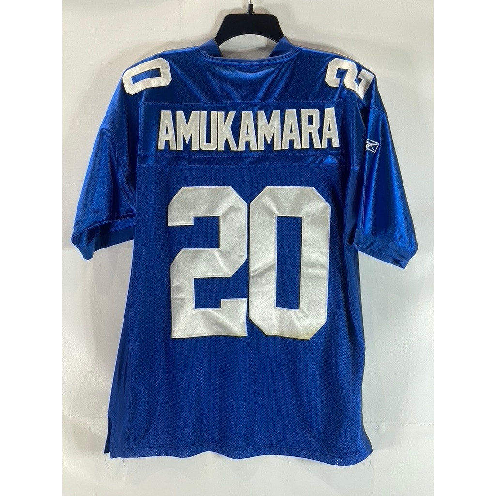 REEBOK ONFIELD Men's Blue New York Giants #20 Prince Amukamara NFL Jersey SZ 46