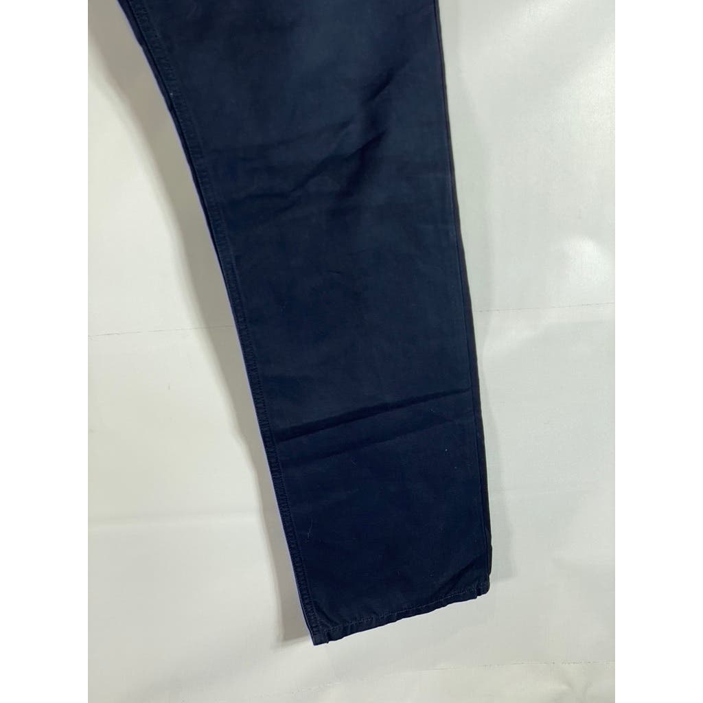THEORY Men's Navy Haydin Slim-Straight Fit Five-Pocket Pants SZ 34