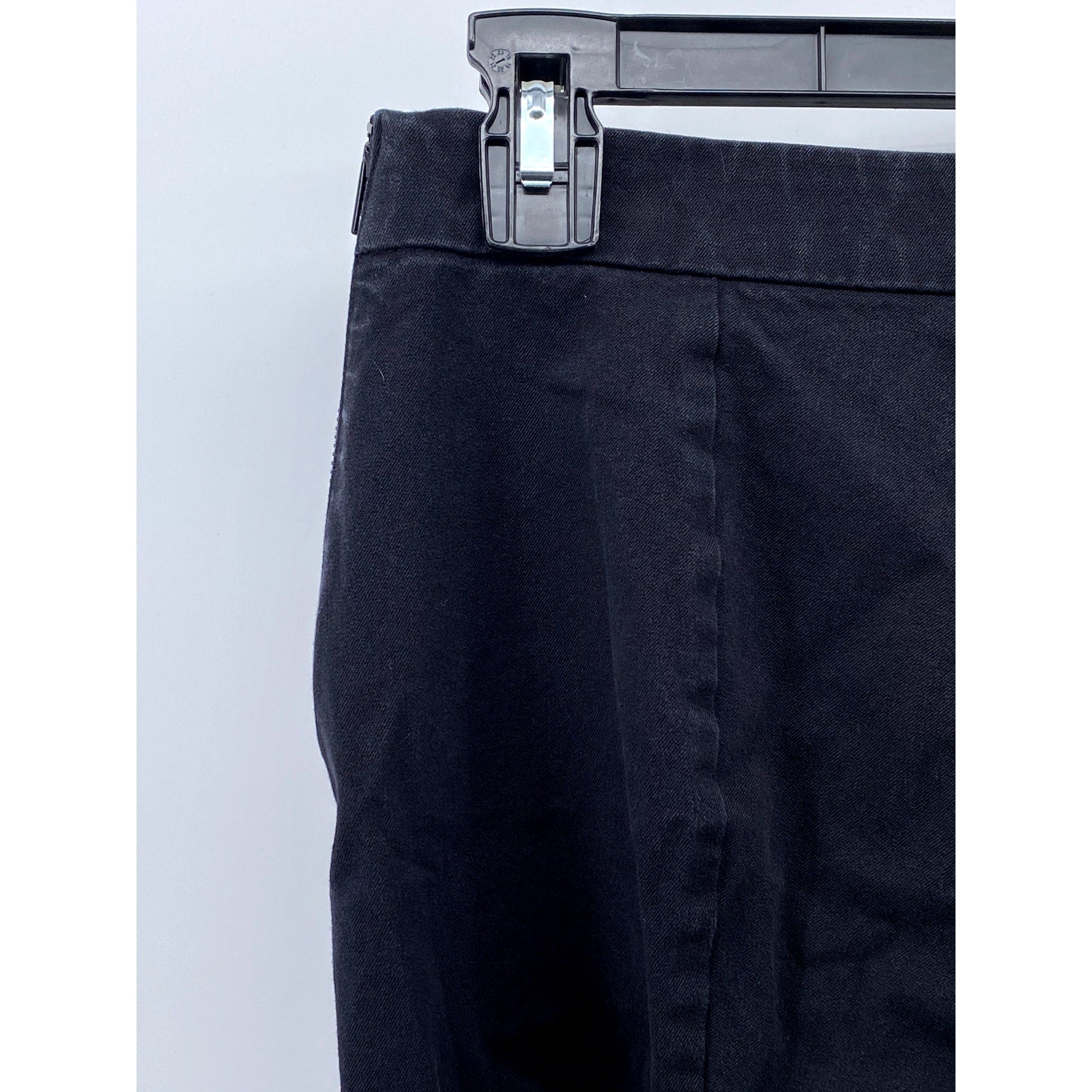 EVERLANE Women's Black Pocketless Slim-Leg Regular-Fit Ankle Pant SZ 4
