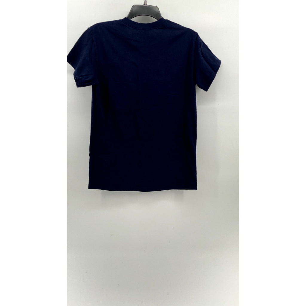 GILDAN Women's Dark Blue Kamala Crewneck Short Sleeve Casual Top SZ S