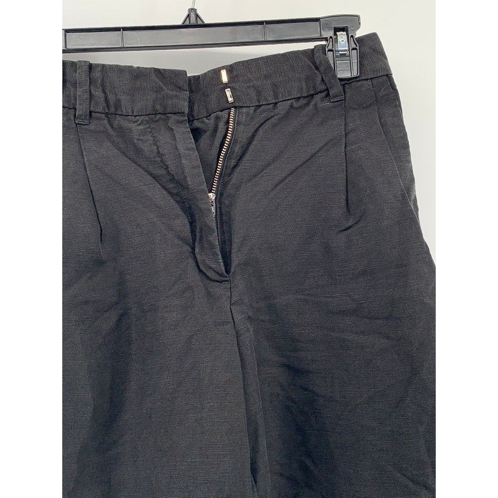 WILFRED Women’s Black Straight Shorts SZ 4