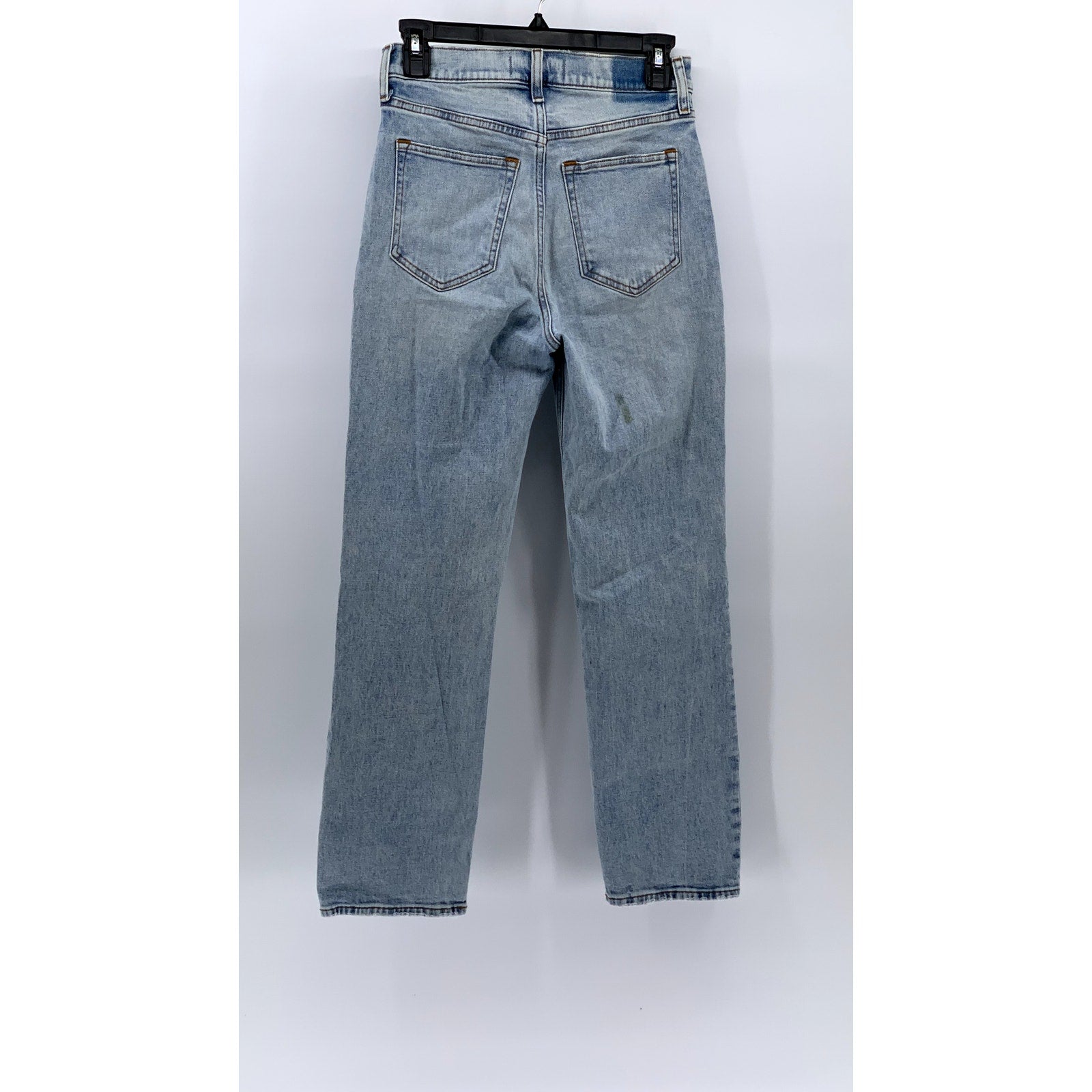 ABERCROMBIE & FITCH Women's Blue Ultra High Rise The Ankle Straight Jeans SZ25/0