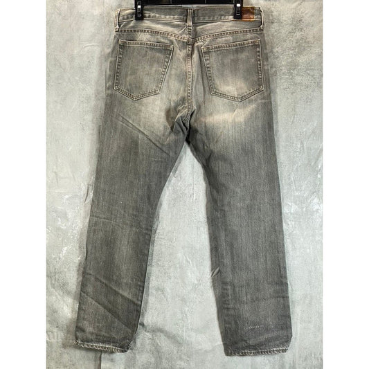 J.CREW Men's Gray 770 Straight-Leg Kaihara Denim jeans SZ 32X30