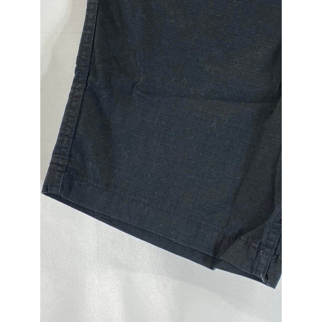 VANS Men's Solid Black Cargo Shorts SZ 28