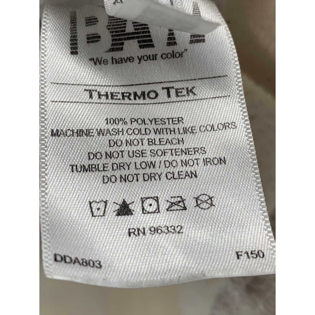 BAW Unisex Adult White Casual Classic-Fit Thermotek Pullover Hoodie SZ L