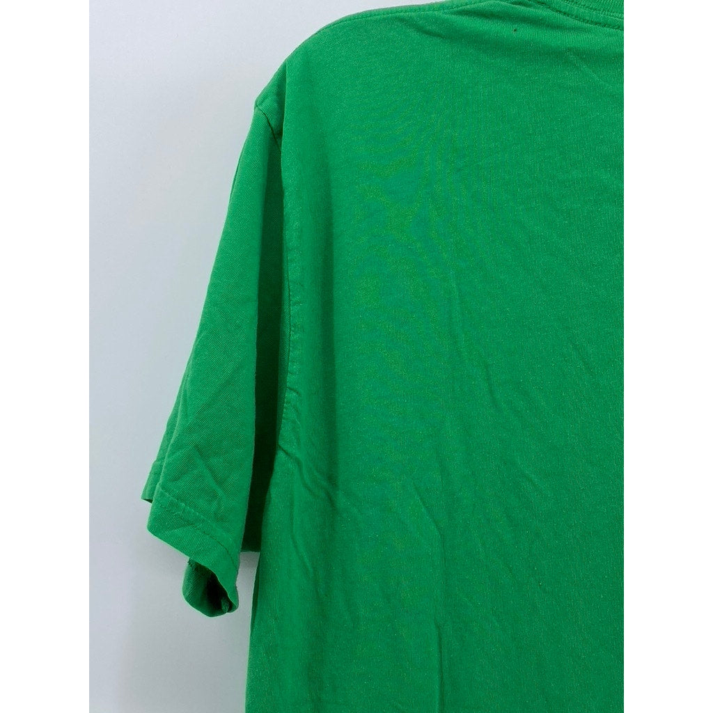UNBRANDED Men's Green Sponge Diver Supply Graphic Short Sleeve T-Shirt SZ L