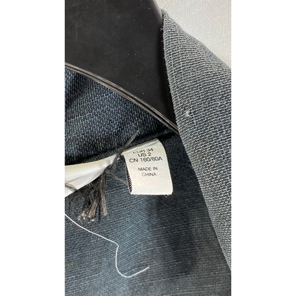 STOCKHOLM ATELIER Women's Black Short Sleeve Utility Tie-Waist Mini Dress SZ 2