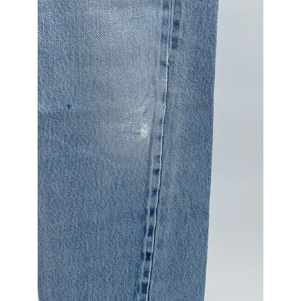 LEVI’S Men’s Vintage Light Wash Blue Denim Straight- Leg Five-Pocket Jeans SZ 28