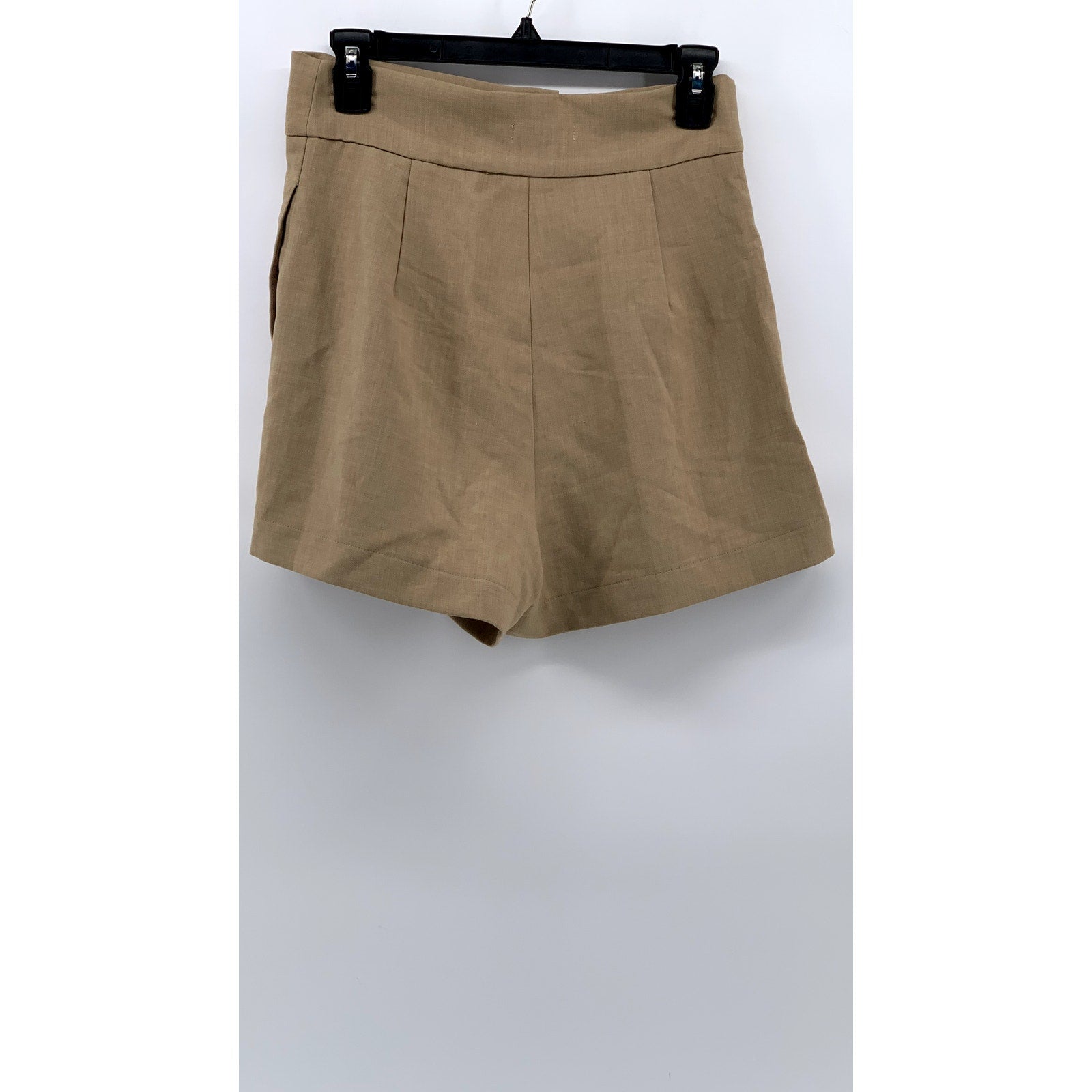 STELEN Women's Tan Pleated Shorts SZ M