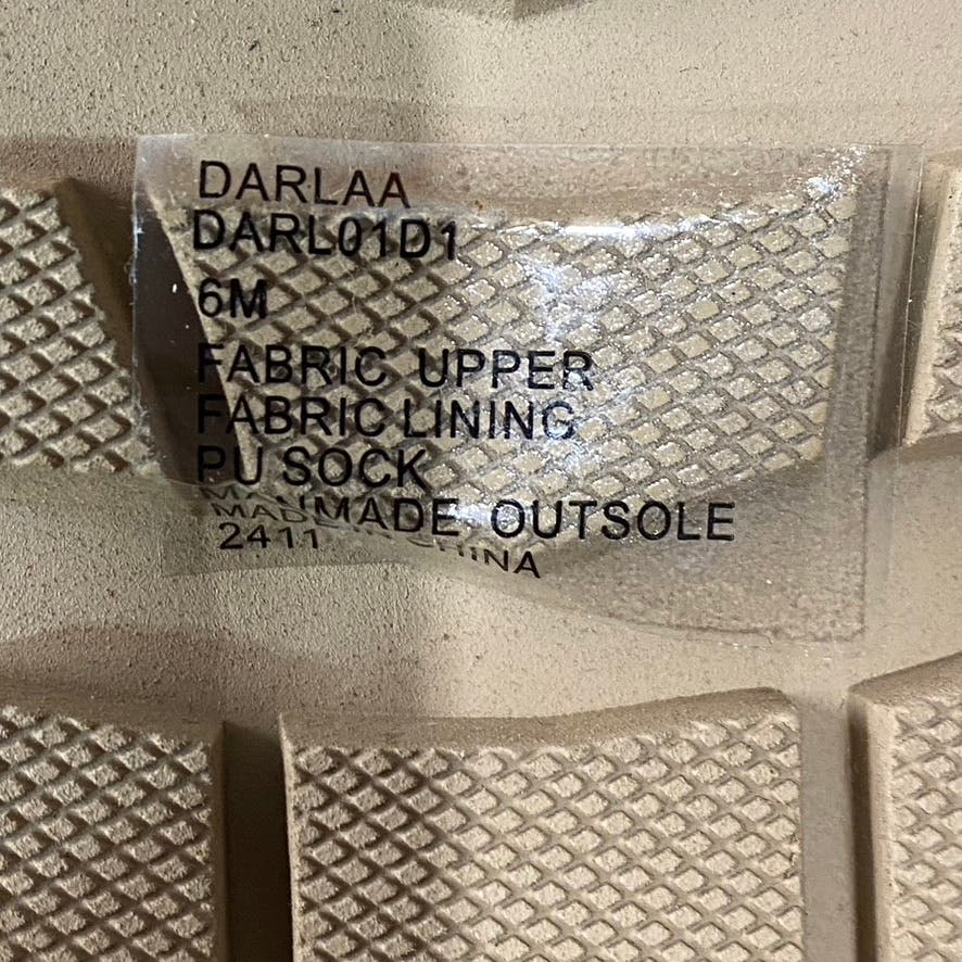 STEVEN NEW YORK Women's Tan Darla Lug-Sole Pull-On Sock Boots SZ 6