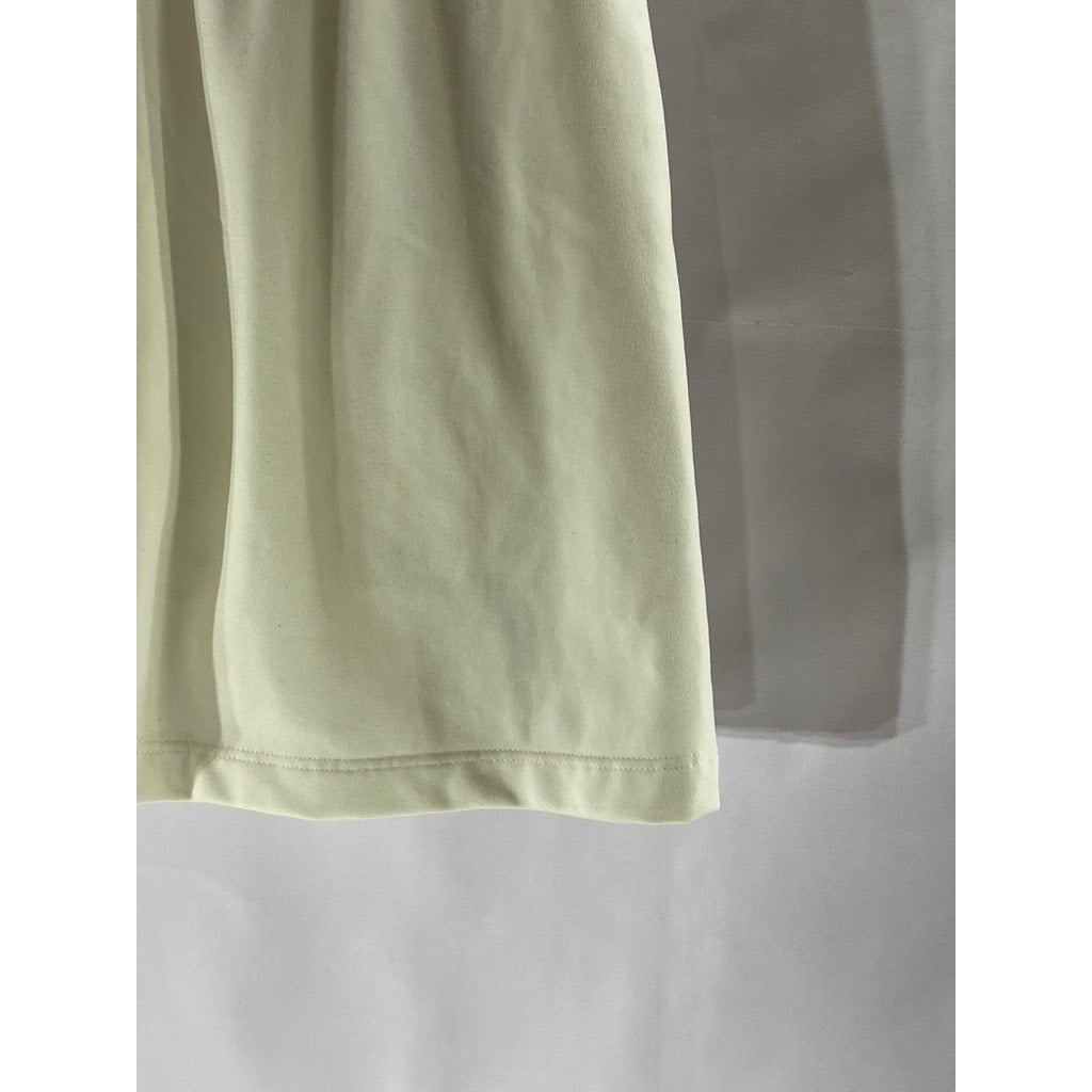 GAP Women's Petite Off-White Eclipse Front Split Hem Active Skort SZ L