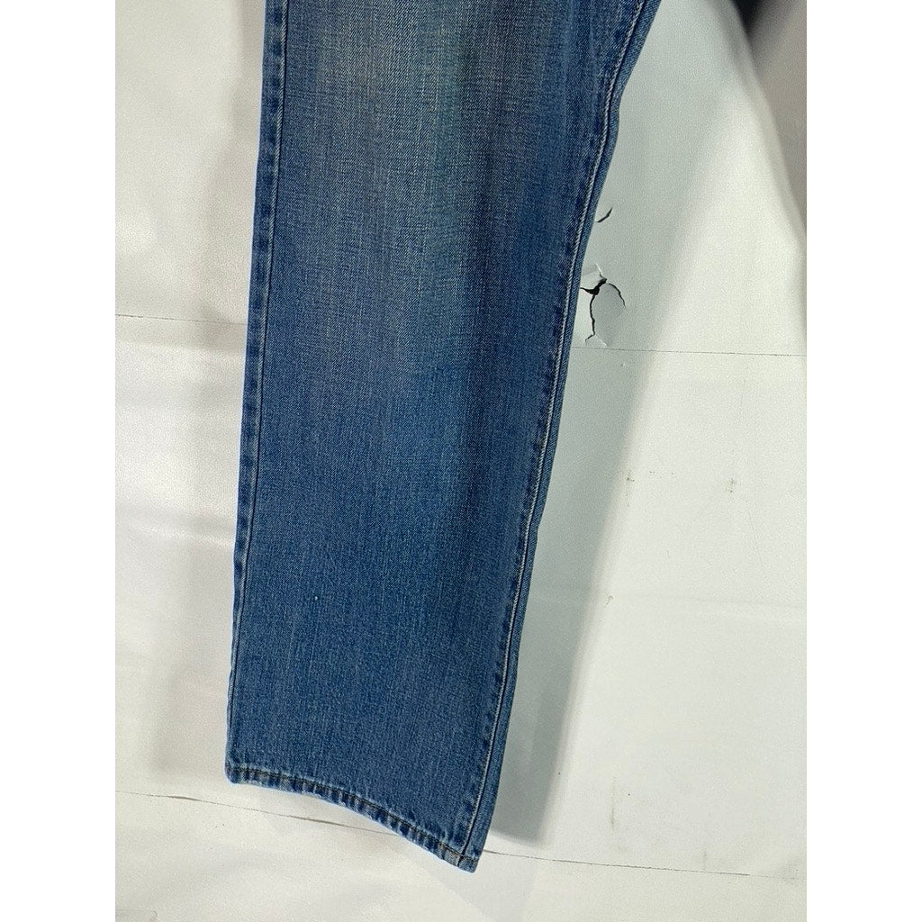 CALVIN KLEIN JEANS Men's Blue Five-Pocket Straight-Leg Denim Jeans SZ 36