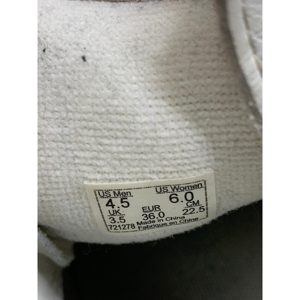 VANS Unisex White Sk8 Hi Top Slim Cutout Sneakers SZ M4.5/W6