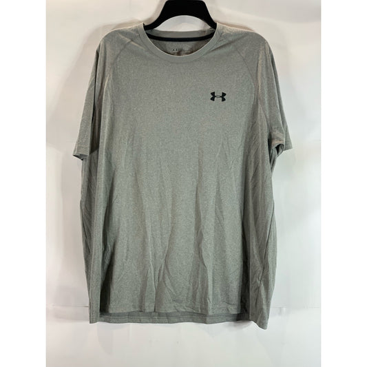 UNDER ARMOUR Men's Gray UA Tech Loose-Fit HeatGear Crewneck T-Shirt SZ XL