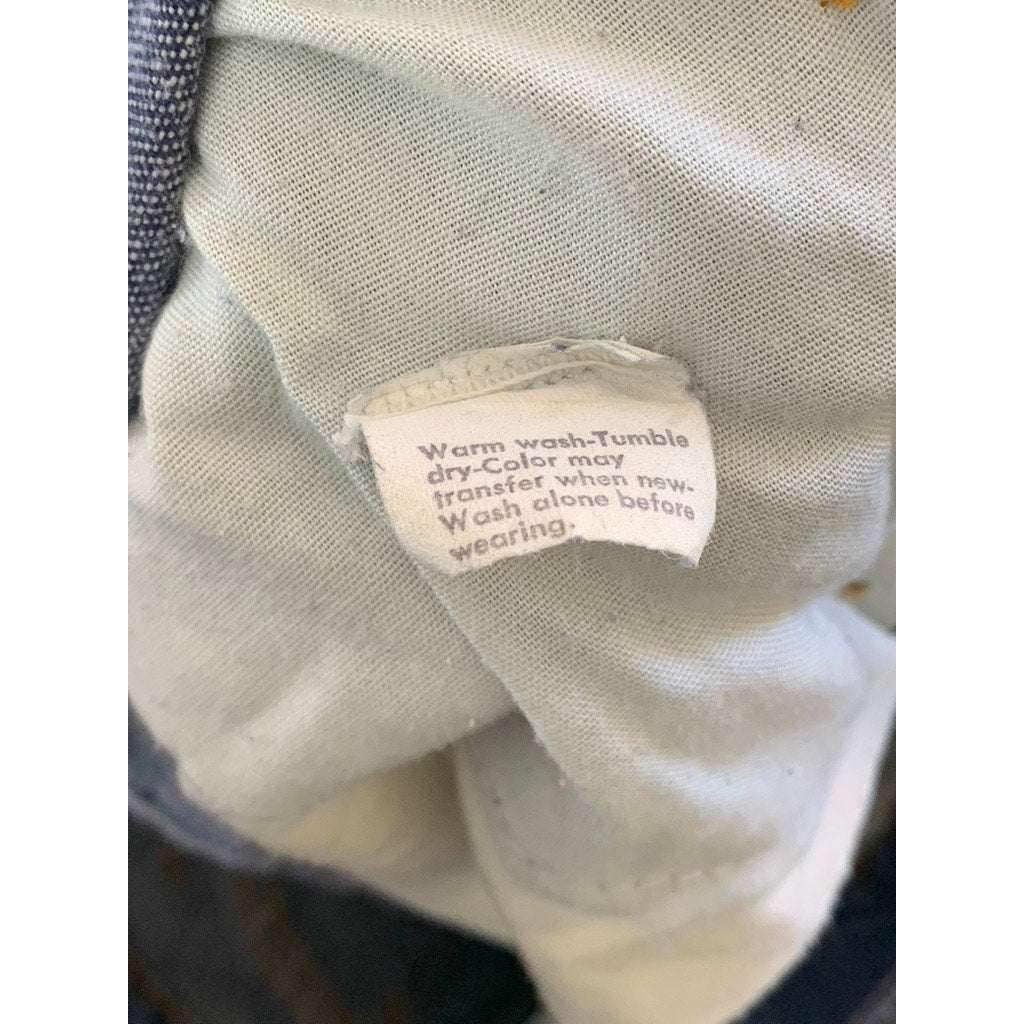 LEVI’S Women’s Vintage Dark Blue Button-Up Denim Bootcut Jean SZ 30x34