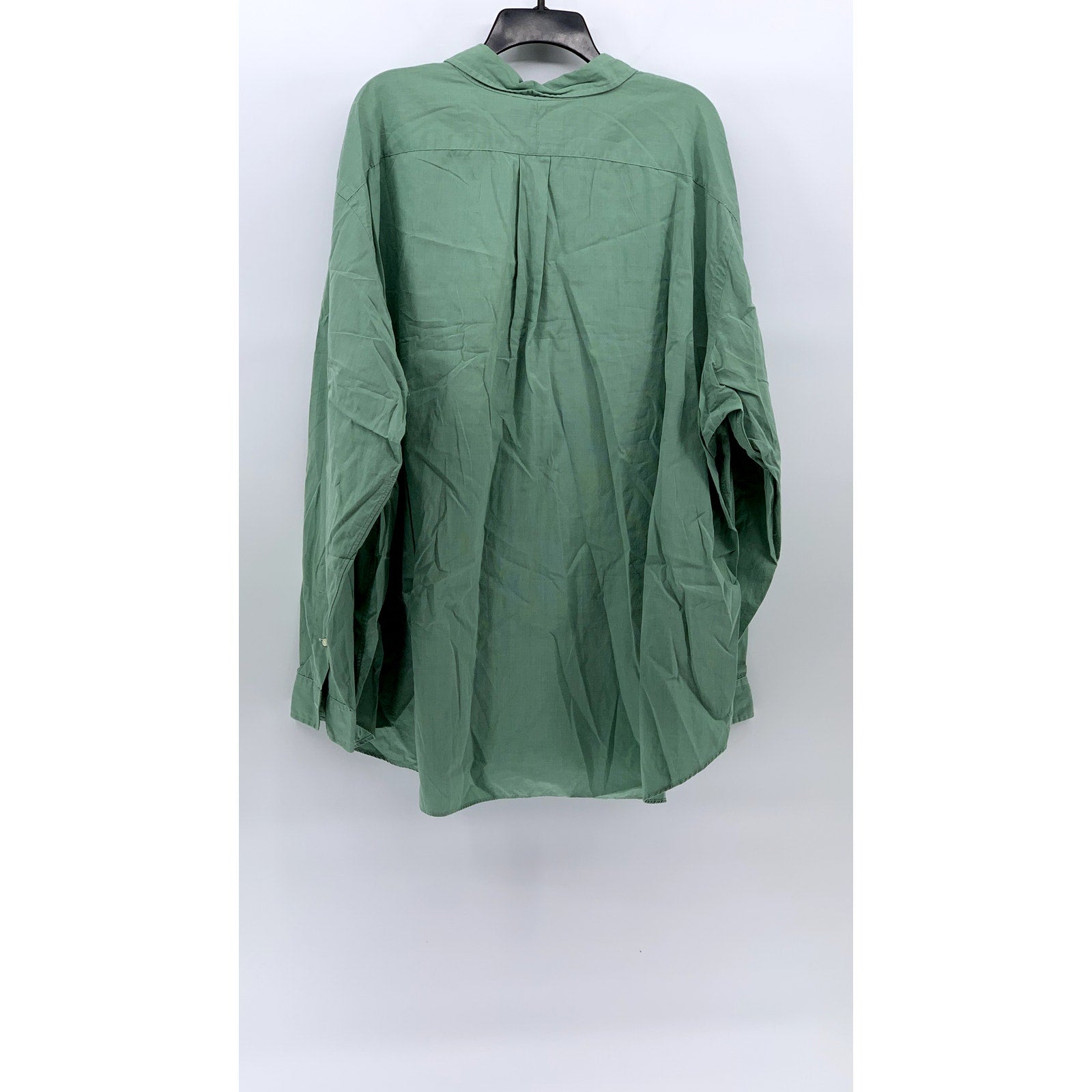 RALPH LAUREN Men's Big Green Classic-Fit Button-Up Long Sleeve Shirt SZ 3XB