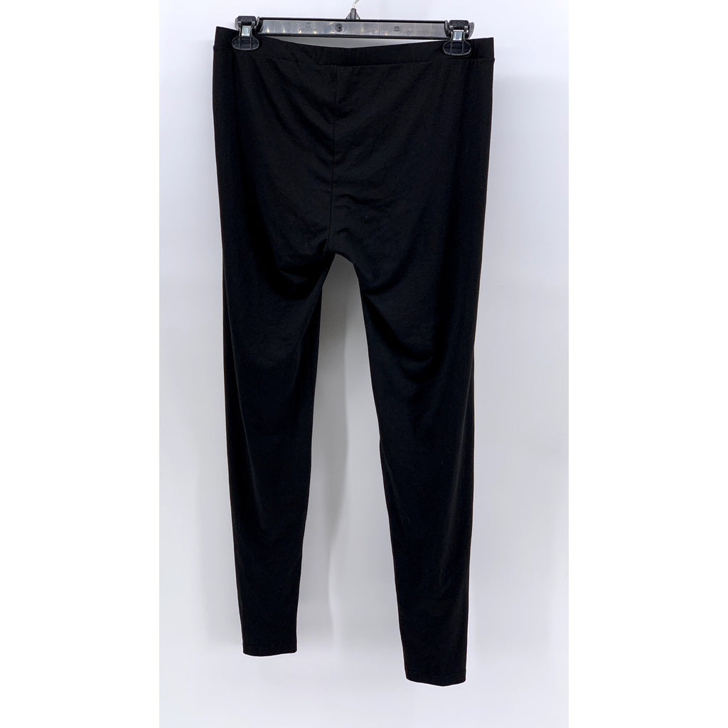 32 DEGREES HEAT Women's Black Solid Pocketless Leggings SZ XL