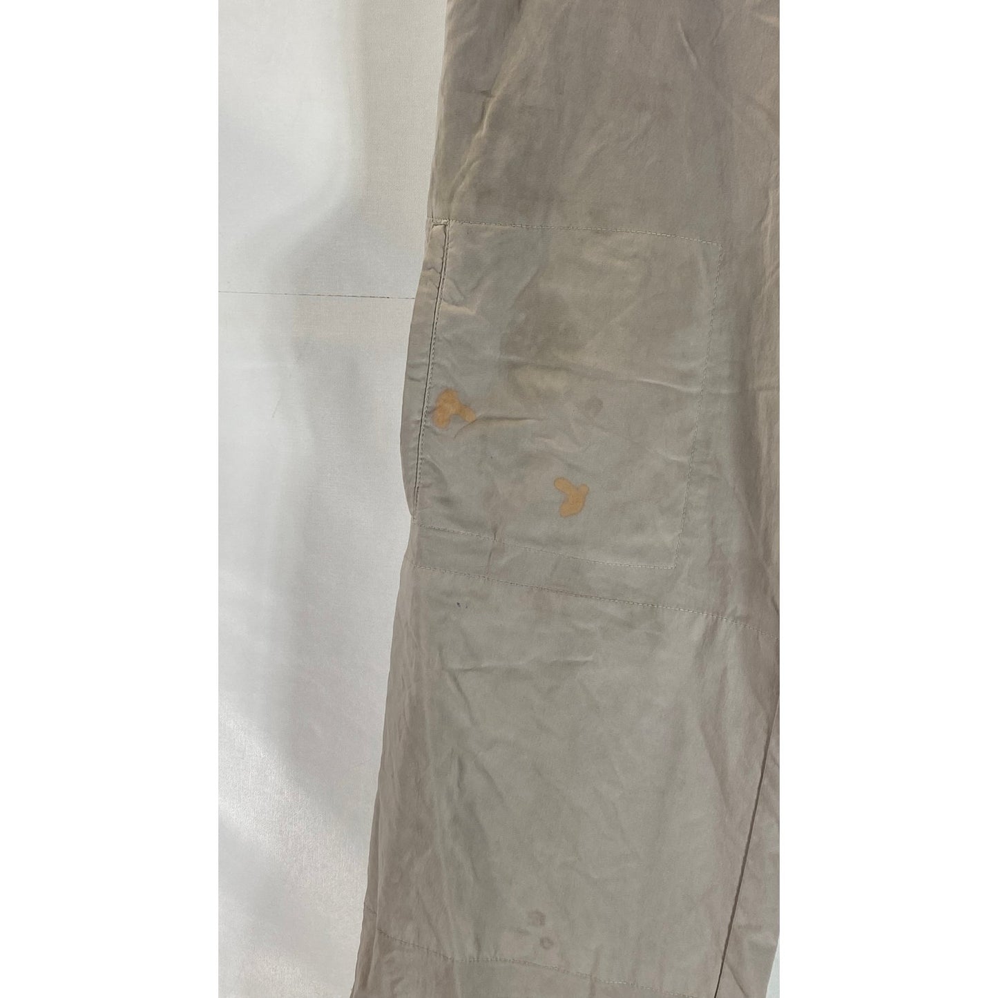 PATAGONIA Women's Tan Mid-Rise Straight-Leg Roll-Tab Cuff Pants SZ 8