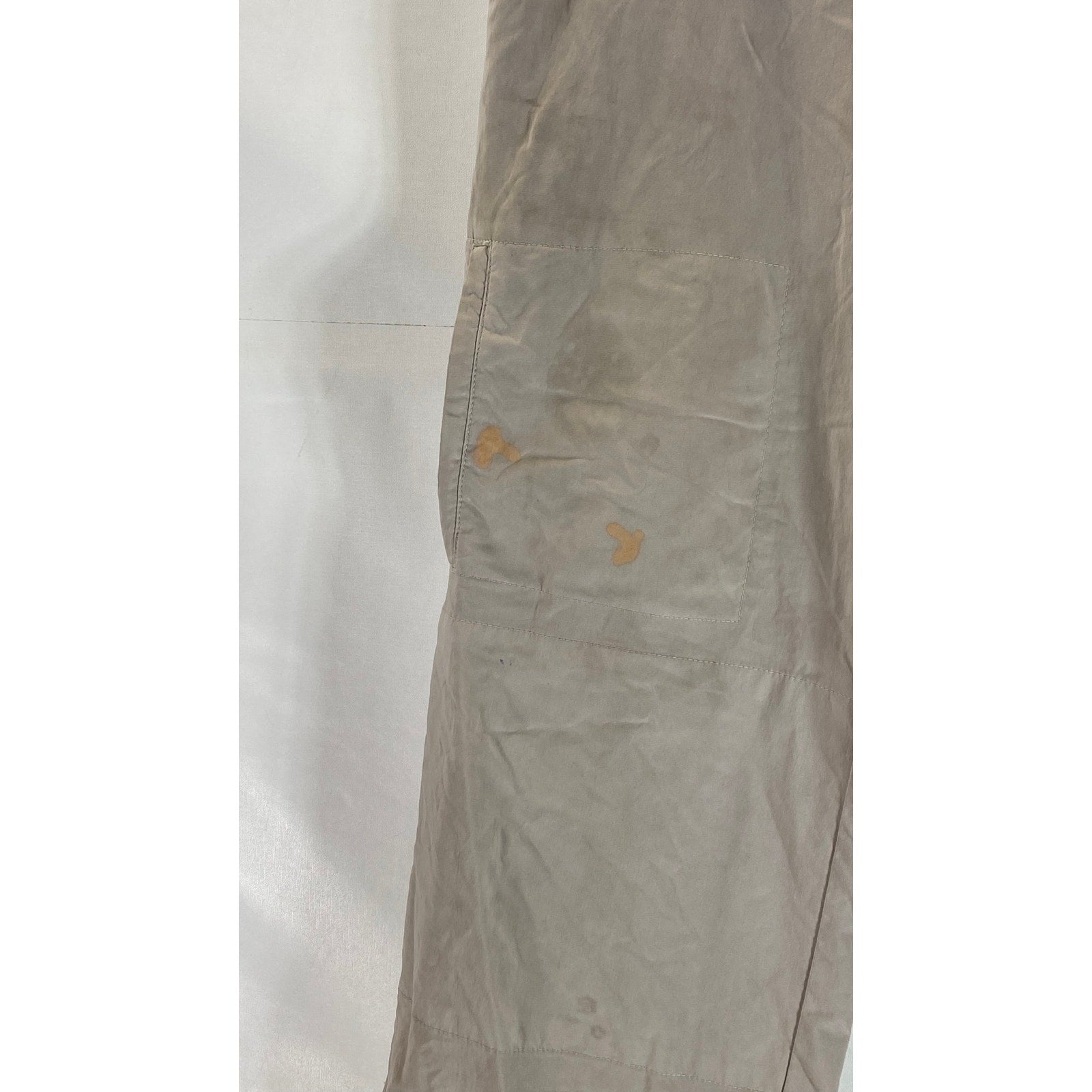 PATAGONIA Women's Tan Mid-Rise Straight-Leg Roll-Tab Cuff Pants SZ 8