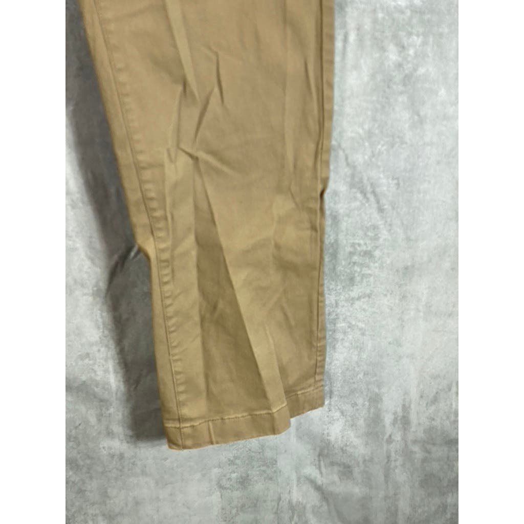 GOODFELLOW & CO Men's Sculptural Tan Athletic-Fit Hennepin Chino Pants SZ 30X30