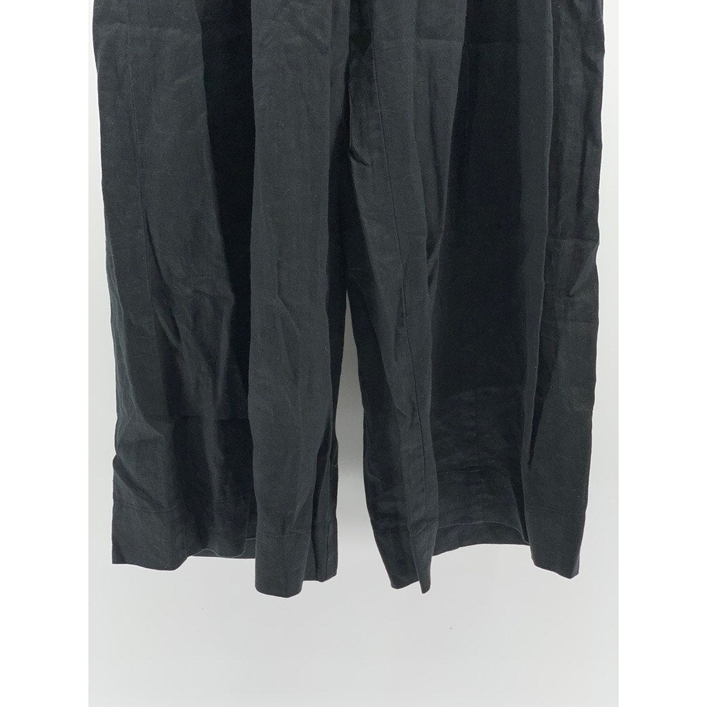 EIN POSTMODERN Women’s Black Wide-Leg Pleated Pants SZ 34