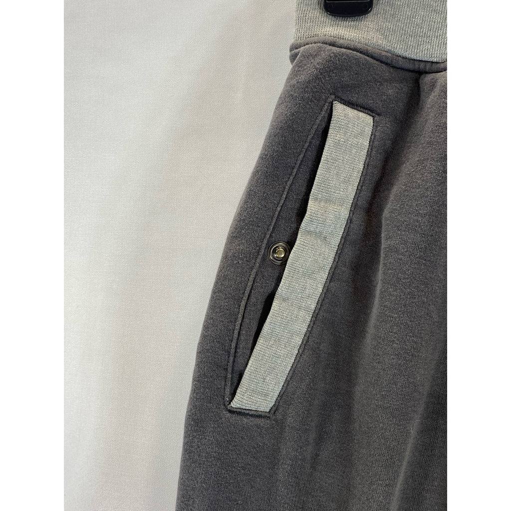 AIR JORDAN Men's Dark Gray/Light Gray Pull-On Sweat Shorts SZ M