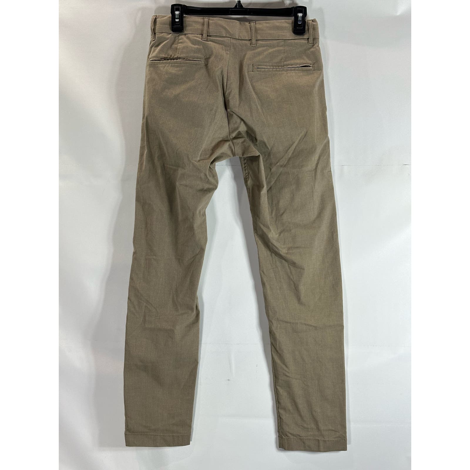 NORDSTROM Men's Brown Slim-Fit Flat Front CoolMax Performance Chino Pant SZ29X32