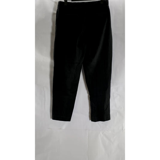 EVERLANE Women's The Dream Double Knit Pintuck Tapered-Leg Pant SZ M