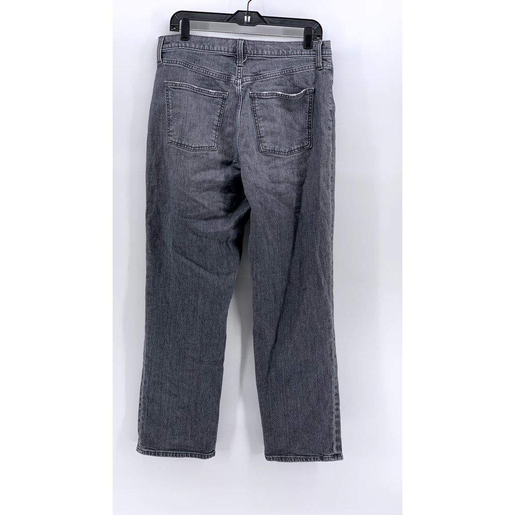 UNIVERSAL THREAD Women's Gray Vintage Straight Distressed Jeans SZ 12 / 31R