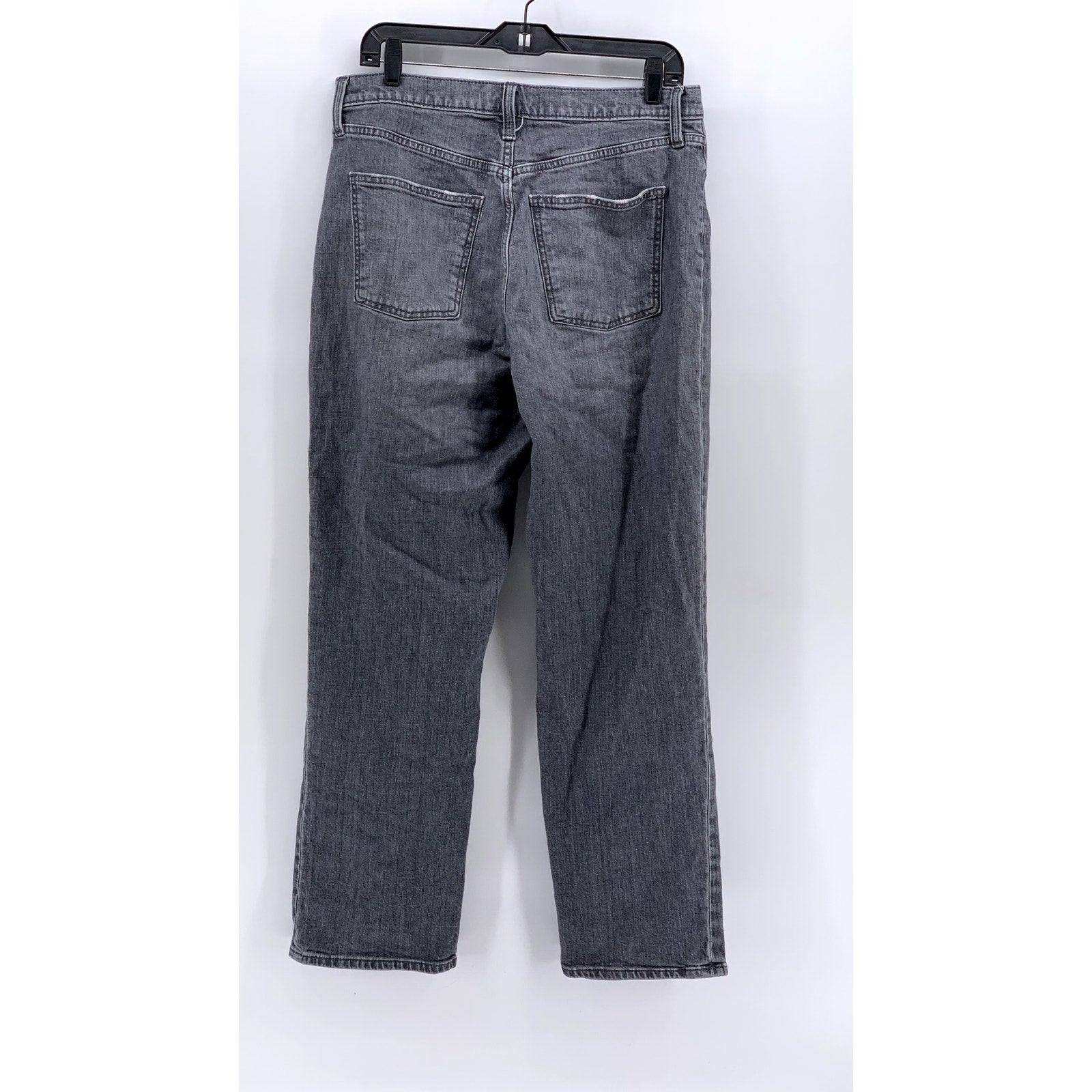 UNIVERSAL THREAD Women's Gray Vintage Straight Distressed Jeans SZ 12 / 31R